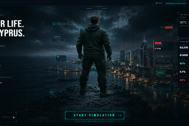 Cyprus Life Survival Simulator 2026: can your salary cover the cost?