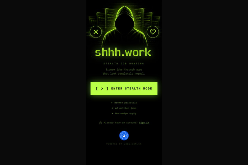 shhh.work: 7 Disguises That Let Cyprus Workers Job Hunt in Secret